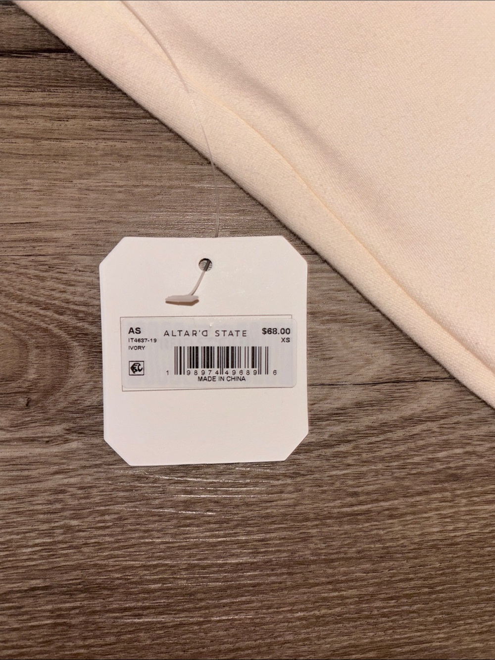 NWT altar'd state cream sweater! - Picture 3 of 4